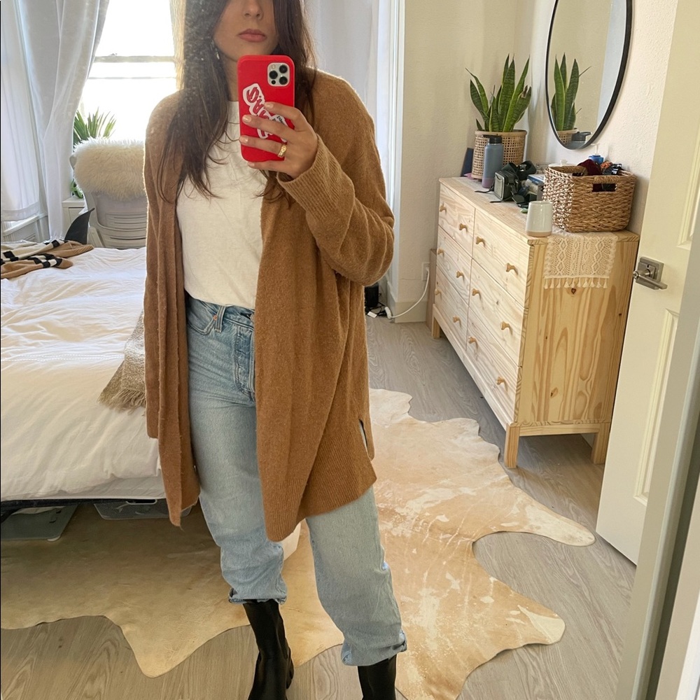 Brown cashmere cardigan from Madewell - Picture 3 of 5